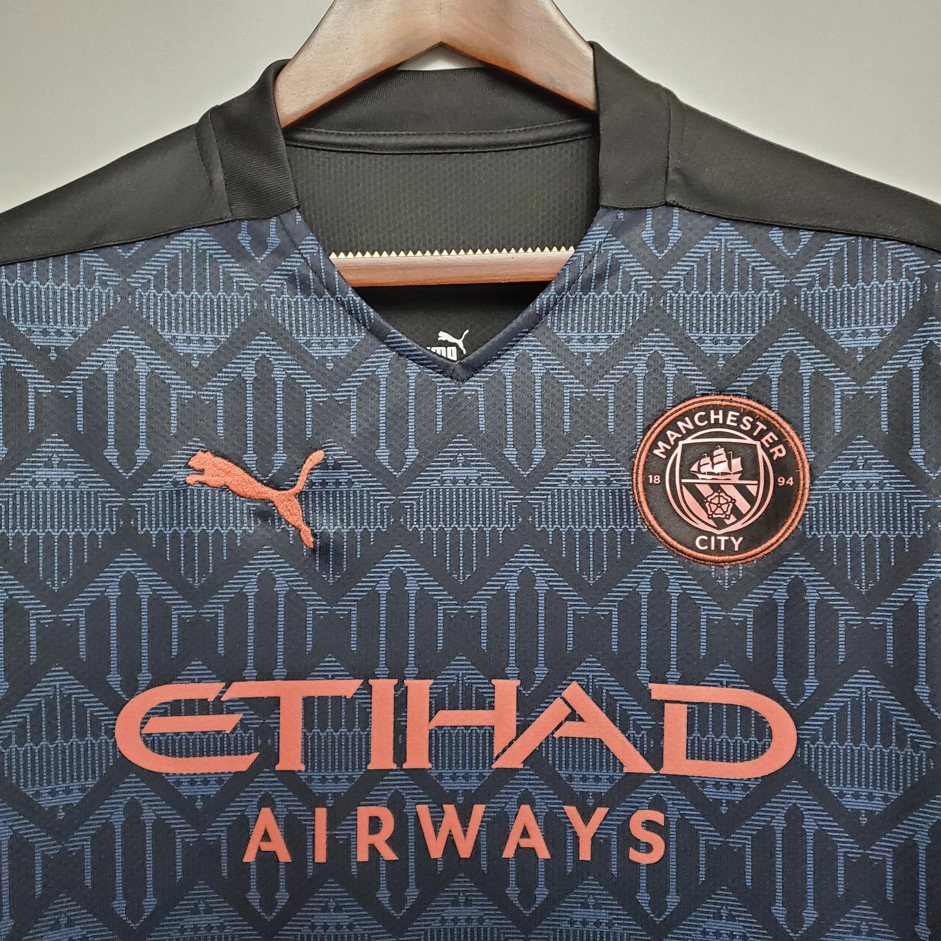 Camiseta Retro Manchester City FC Visitante 2020-21 - Fútbol Club Vintage