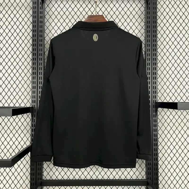 Camiseta Retro AC Milán 125 Aniversario Portero Negra Manga Larga 2024-25 - Fútbol Club Vintage
