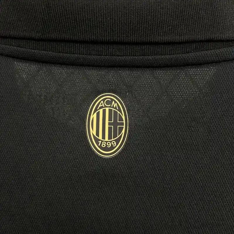 Camiseta Retro AC Milán 125 Aniversario Portero Negra Manga Larga 2024-25 - Fútbol Club Vintage