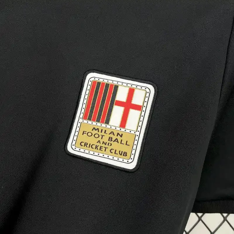 Camiseta Retro AC Milán 125 Aniversario Portero Negra 2024-25 - Fútbol Club Vintage