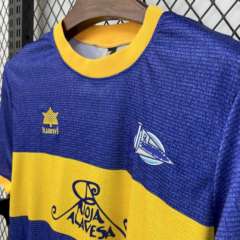Camiseta Retro Deportivo Alaves FINAL UEFA 2000-01 - Fútbol Club Vintage