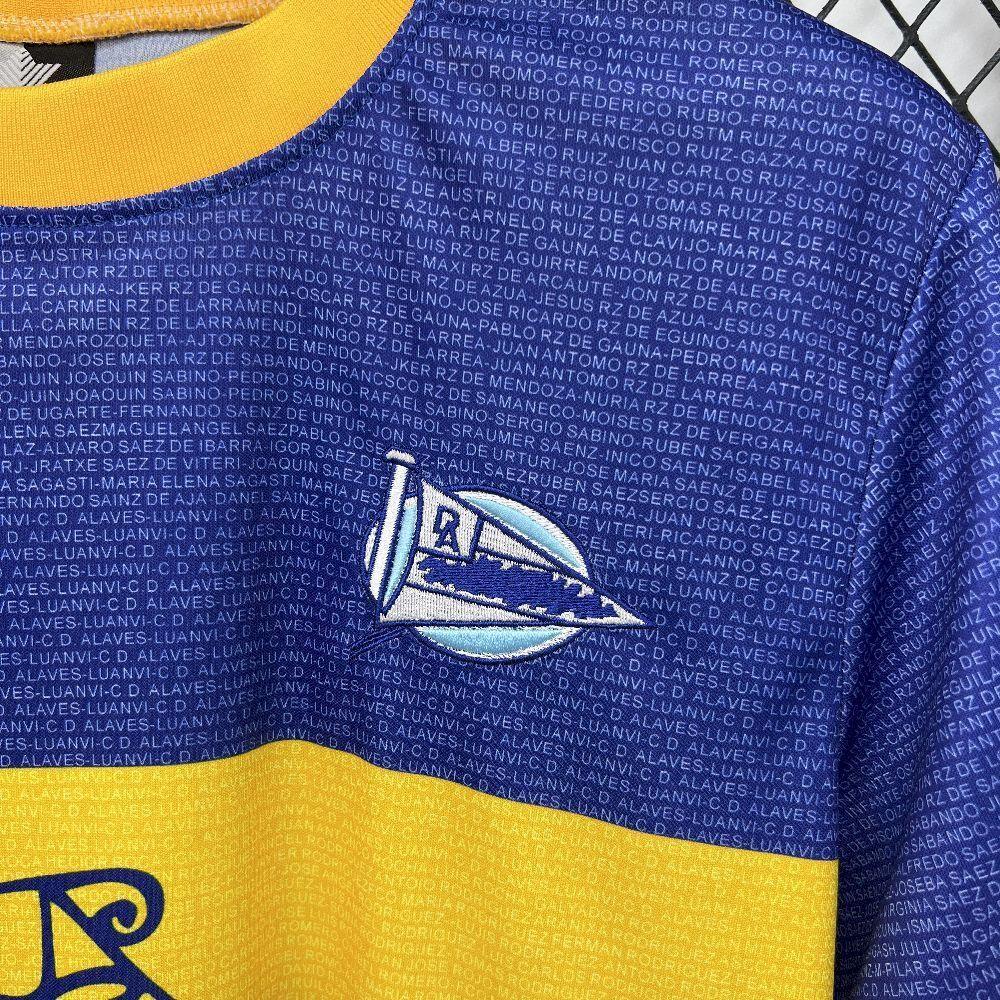 Camiseta Retro Deportivo Alaves FINAL UEFA 2000-01 - Fútbol Club Vintage