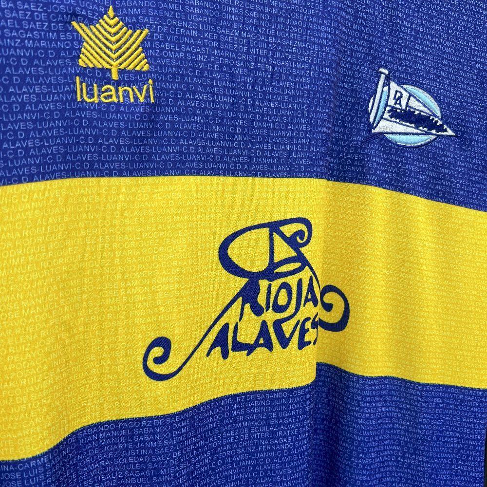 Camiseta Retro Deportivo Alaves FINAL UEFA 2000-01 - Fútbol Club Vintage