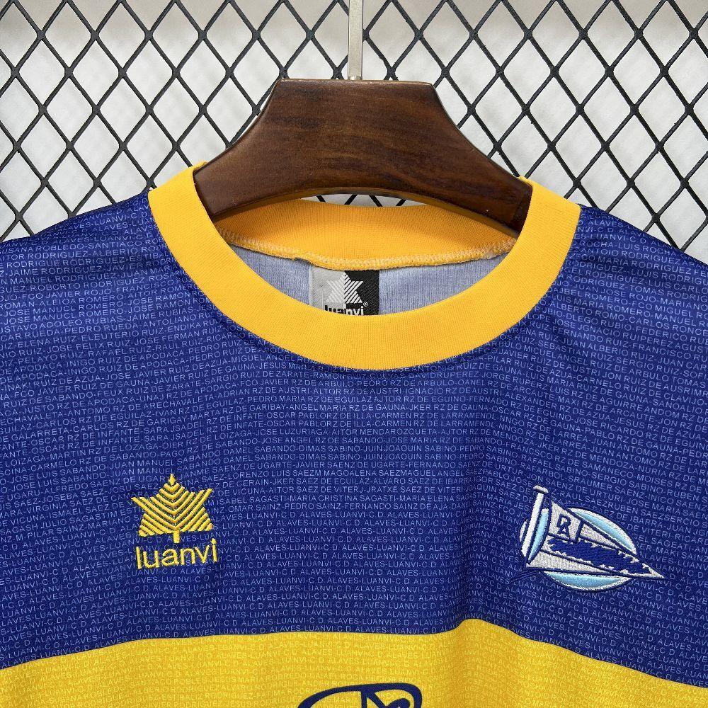 Camiseta Retro Deportivo Alaves FINAL UEFA 2000-01 - Fútbol Club Vintage