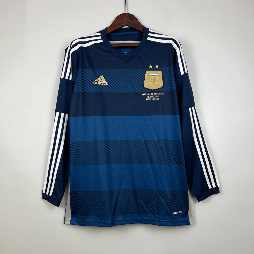 Argentina Visitante Manga Larga 2014 - Fútbol Club Vintage