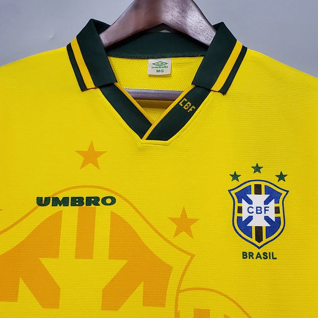 Camsieta Retro Brasil 1993-94 - Fútbol Club Vintage