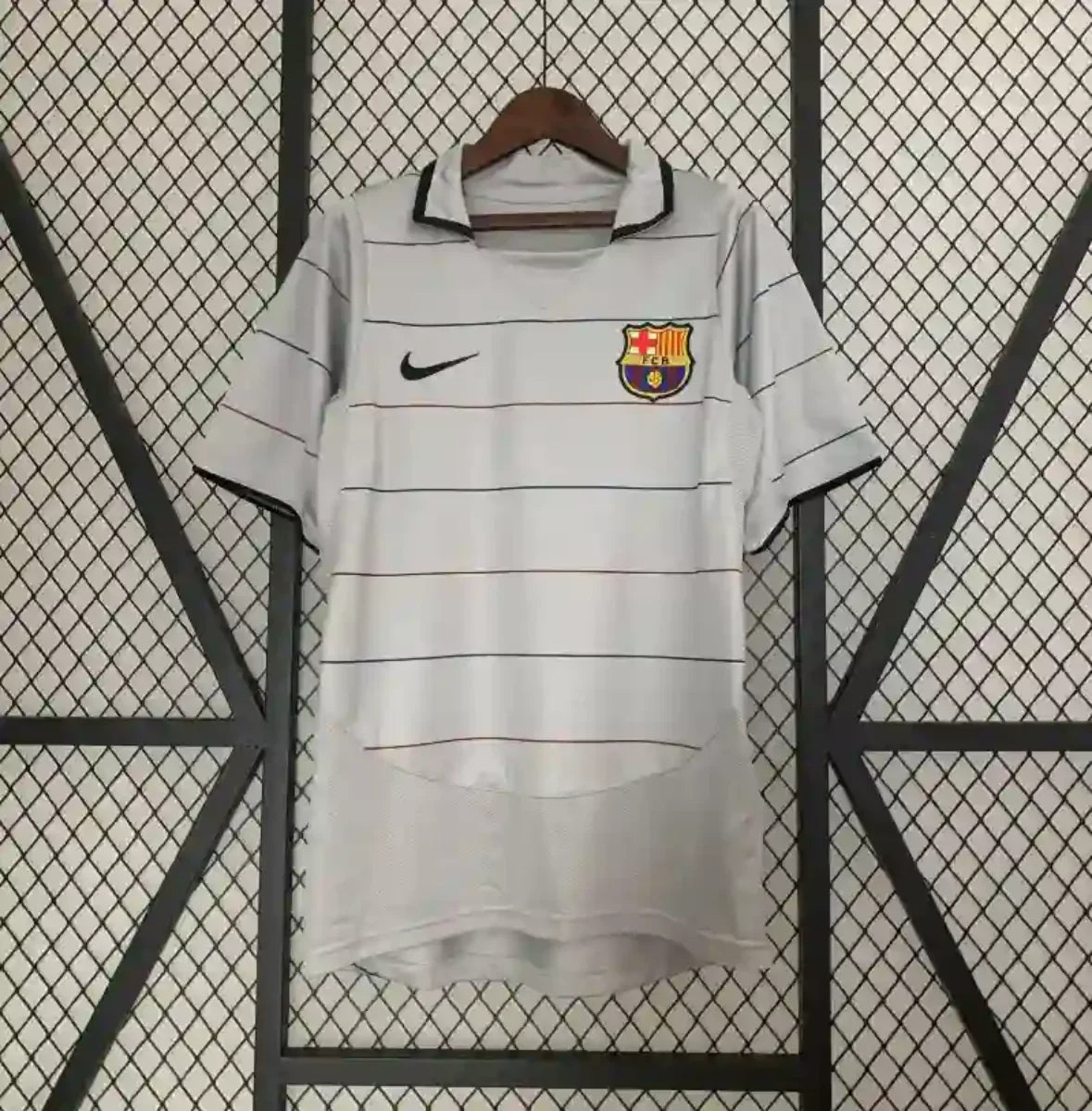 Camiseta Visitante Retro FC Barcelona 2003-04 - Fútbol Club Vintage