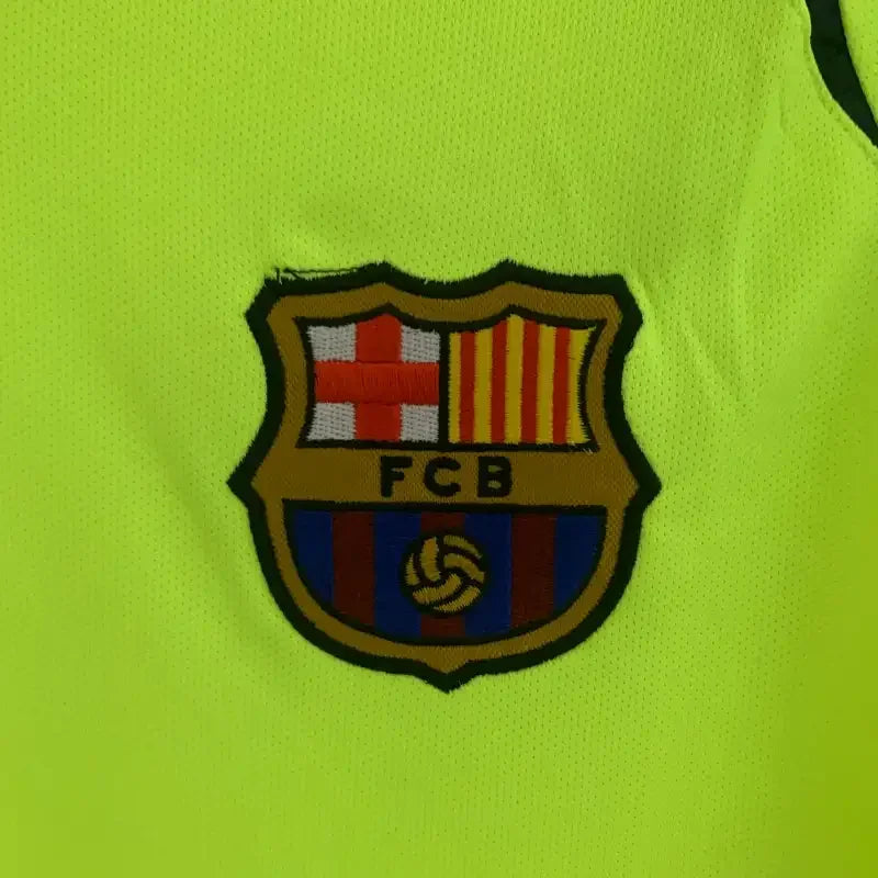 Camiseta Visitante de Manga Larga Retro FC Barcelona 2005-06 - Fútbol Club Vintage
