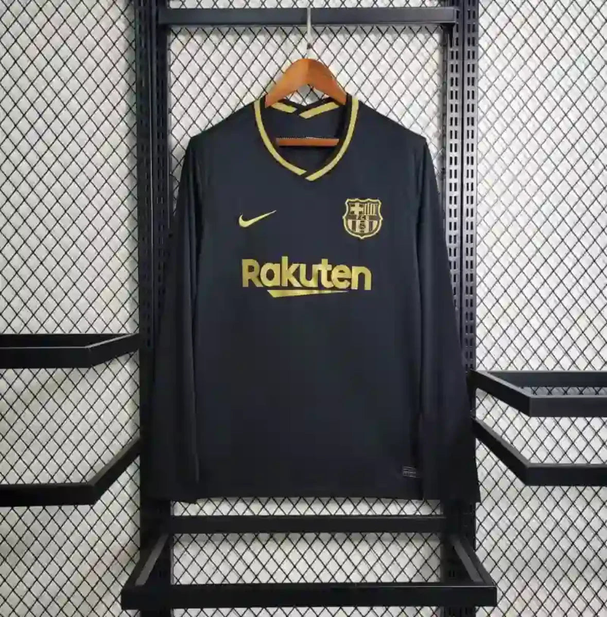 FC Barcelona Visitante Manga Larga 2020-21 - Fútbol Club Vintage