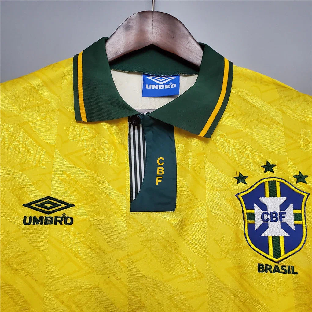 Camiseta Retro Brasil 1991-93 - Fútbol Club Vintage