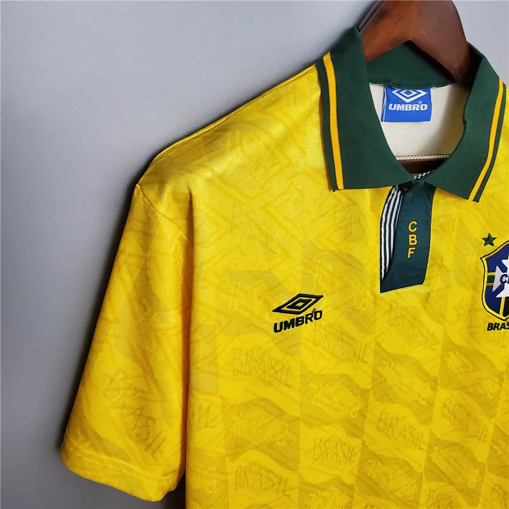 Camiseta Retro Brasil 1991-93 - Fútbol Club Vintage