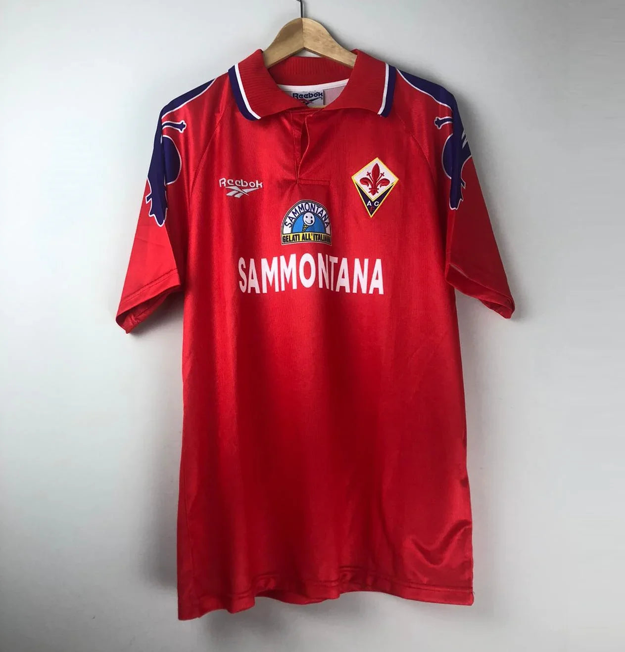 Camiseta Retro Batistuta ACF Fiorentina Visitante 1995-96 - Fútbol Club Vintage