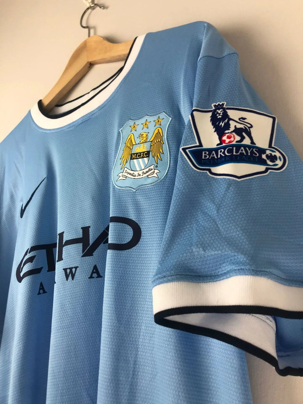 Camiseta Retro Kun Agüero Manchester City FC 2013-14 - Fútbol Club Vintage