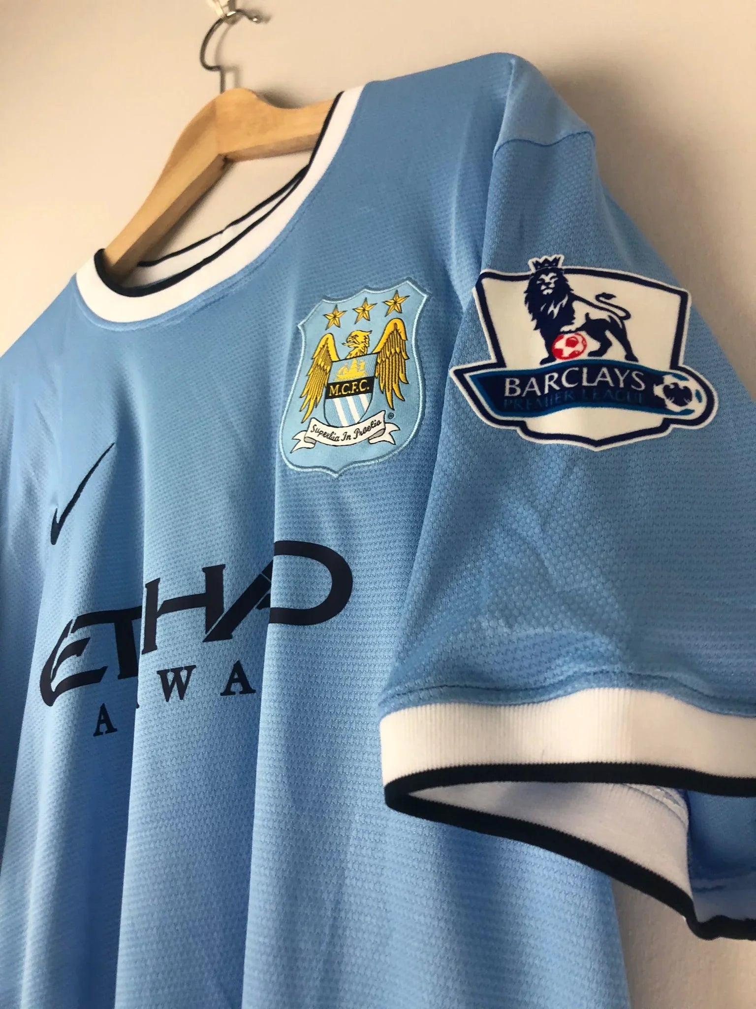 Camiseta Retro Kun Agüero Manchester City FC 2013-14 - Fútbol Club Vintage