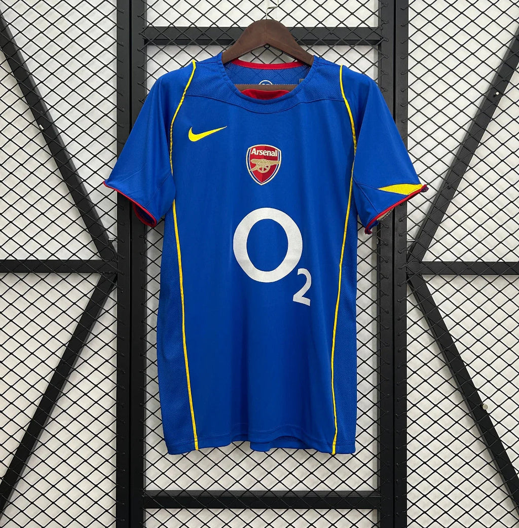 Camiseta Arsenal FC Visitante 2004-05 Retro - Fútbol Club Vintage