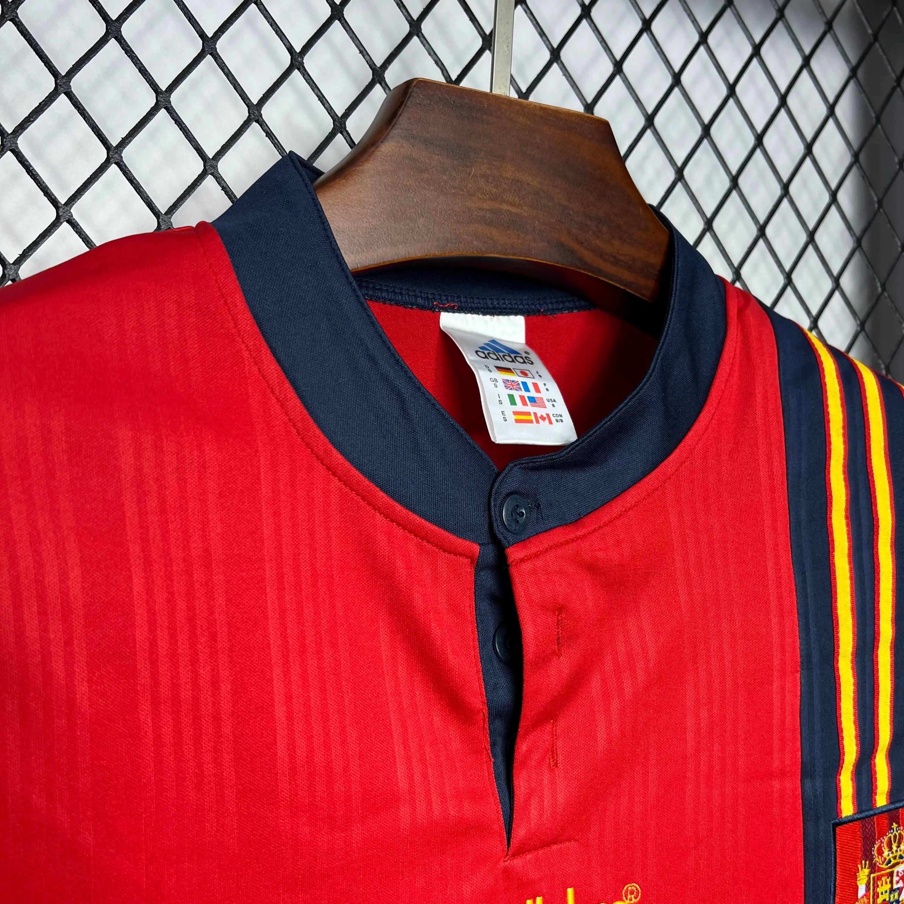 Camiseta Selección España Retro 1996 Local