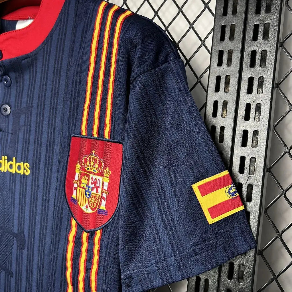Camiseta Selección España Retro 1996 Visitante