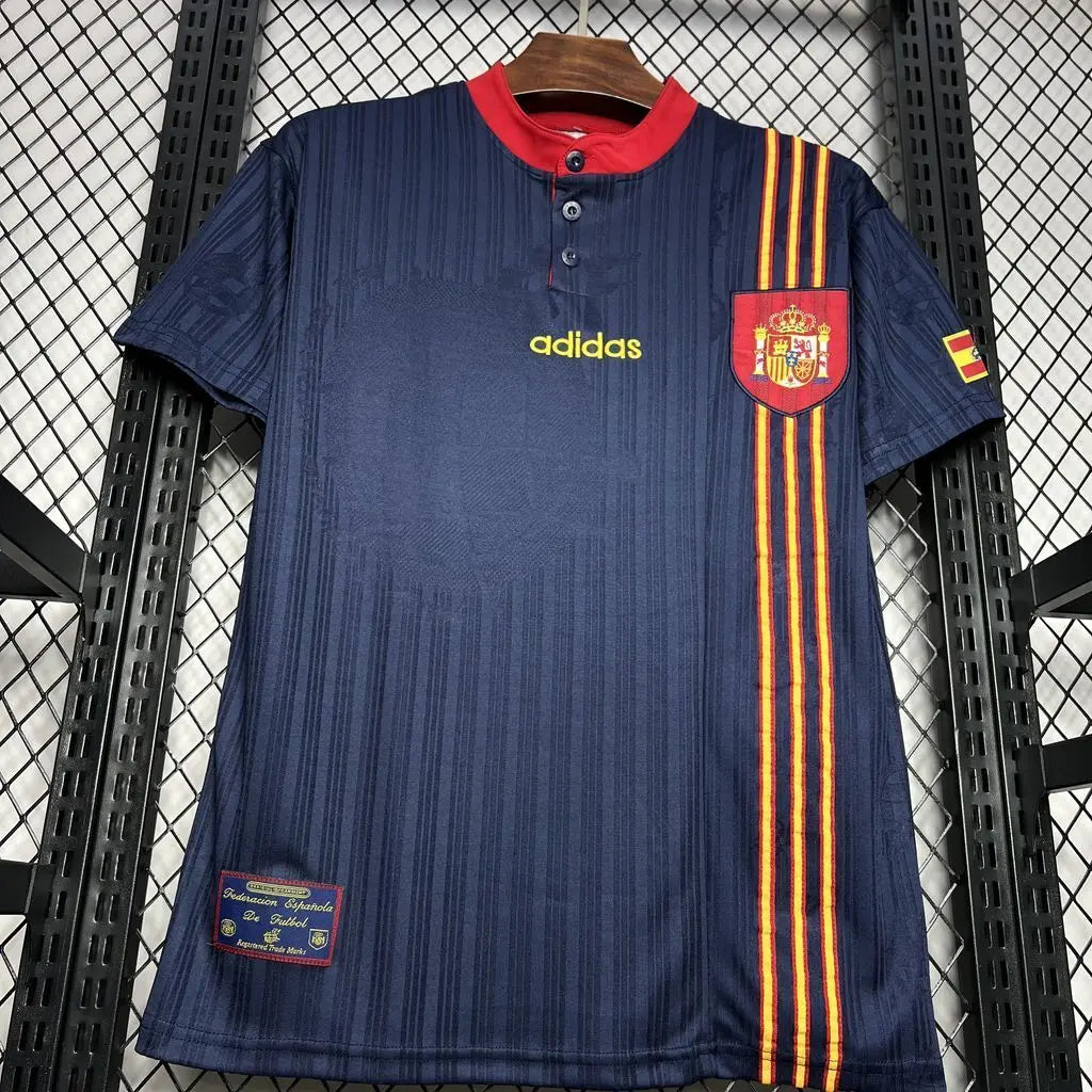 Camiseta Selección España Retro 1996 Visitante