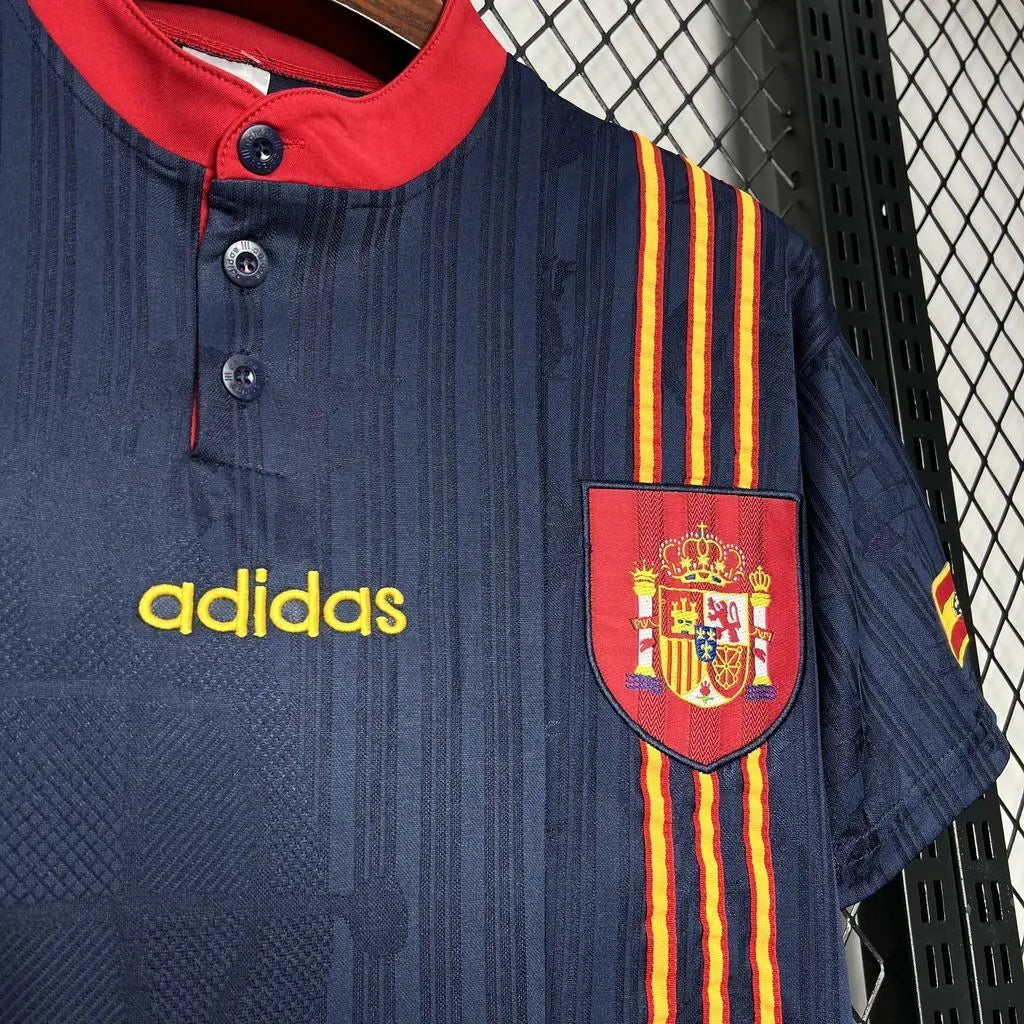 Camiseta Selección España Retro 1996 Visitante