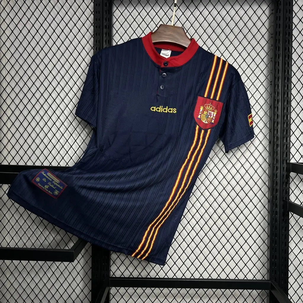 Camiseta Selección España Retro 1996 Visitante