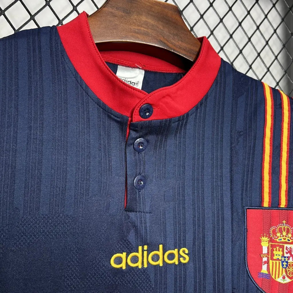 Camiseta Selección España Retro 1996 Visitante