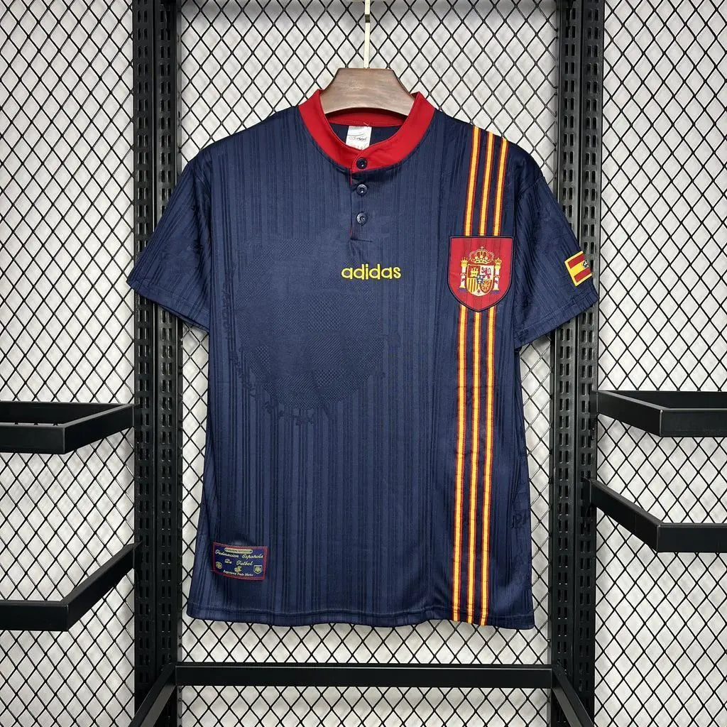 Camiseta Selección España Retro 1996 Visitante