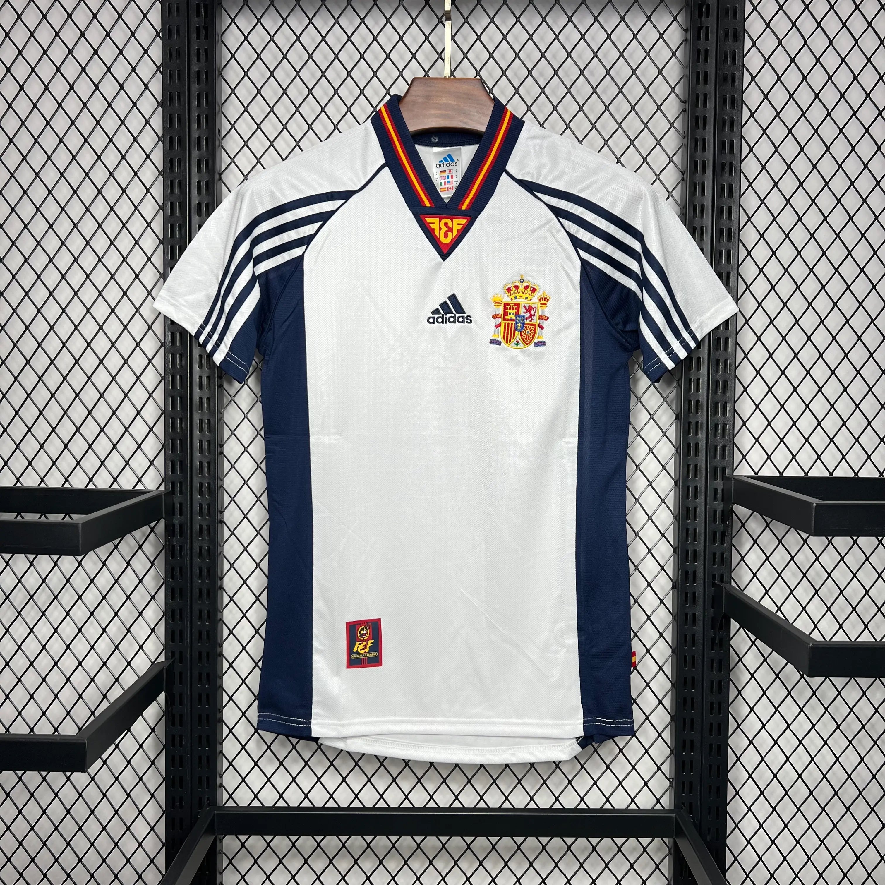 Camiseta Selección España Retro 1998 Visitante