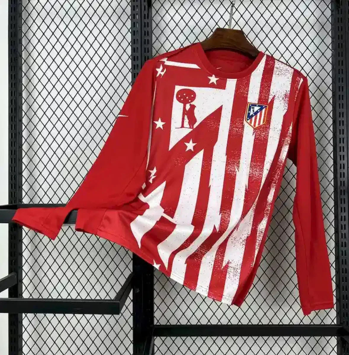 Camiseta Atlético de Madrid Calentamiento Mangas largas 2025-26 - Fútbol Club Vintage