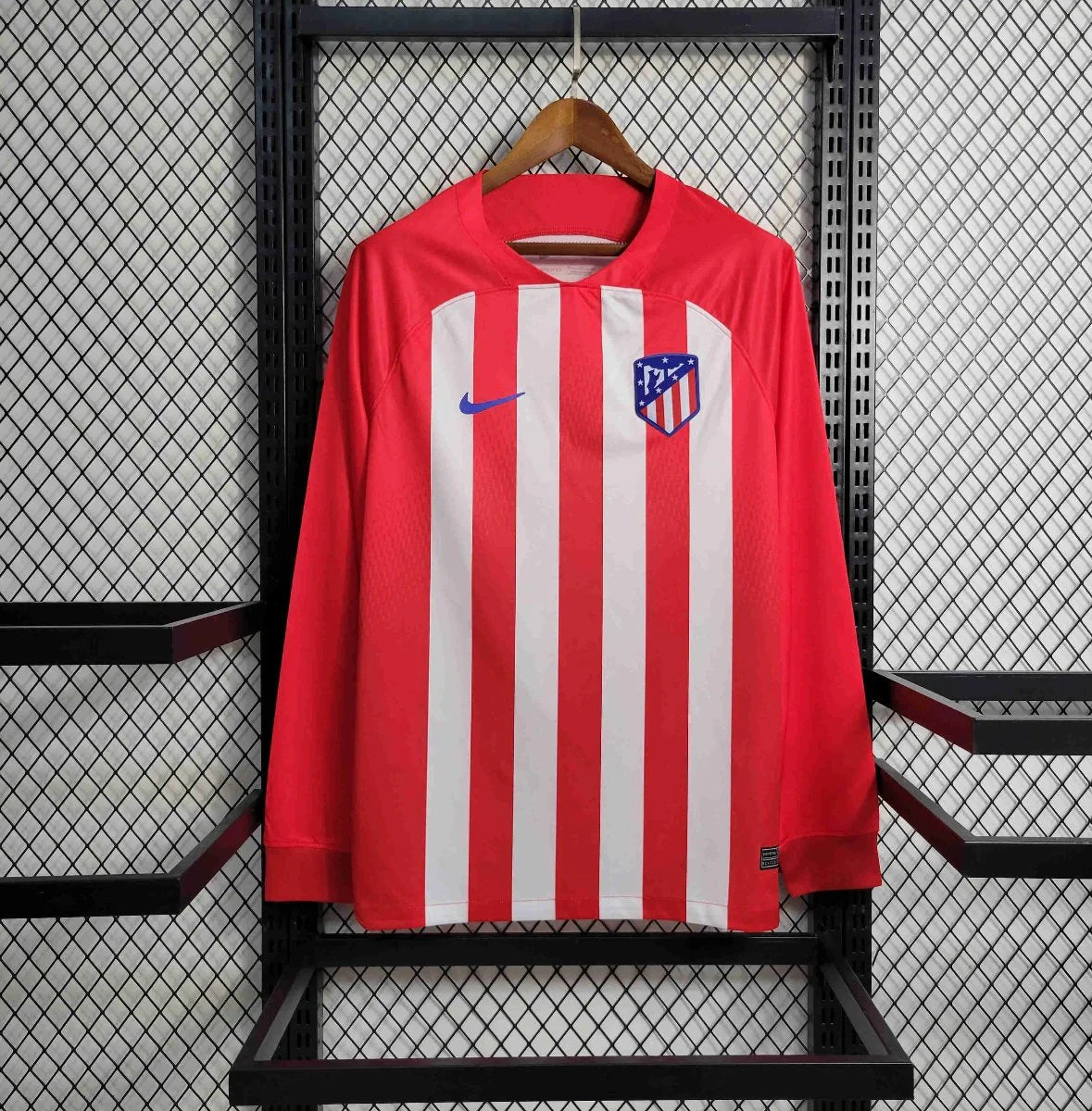 Retro Club Atlético de Madrid Manga Larga 2023 - Fútbol Club Vintage