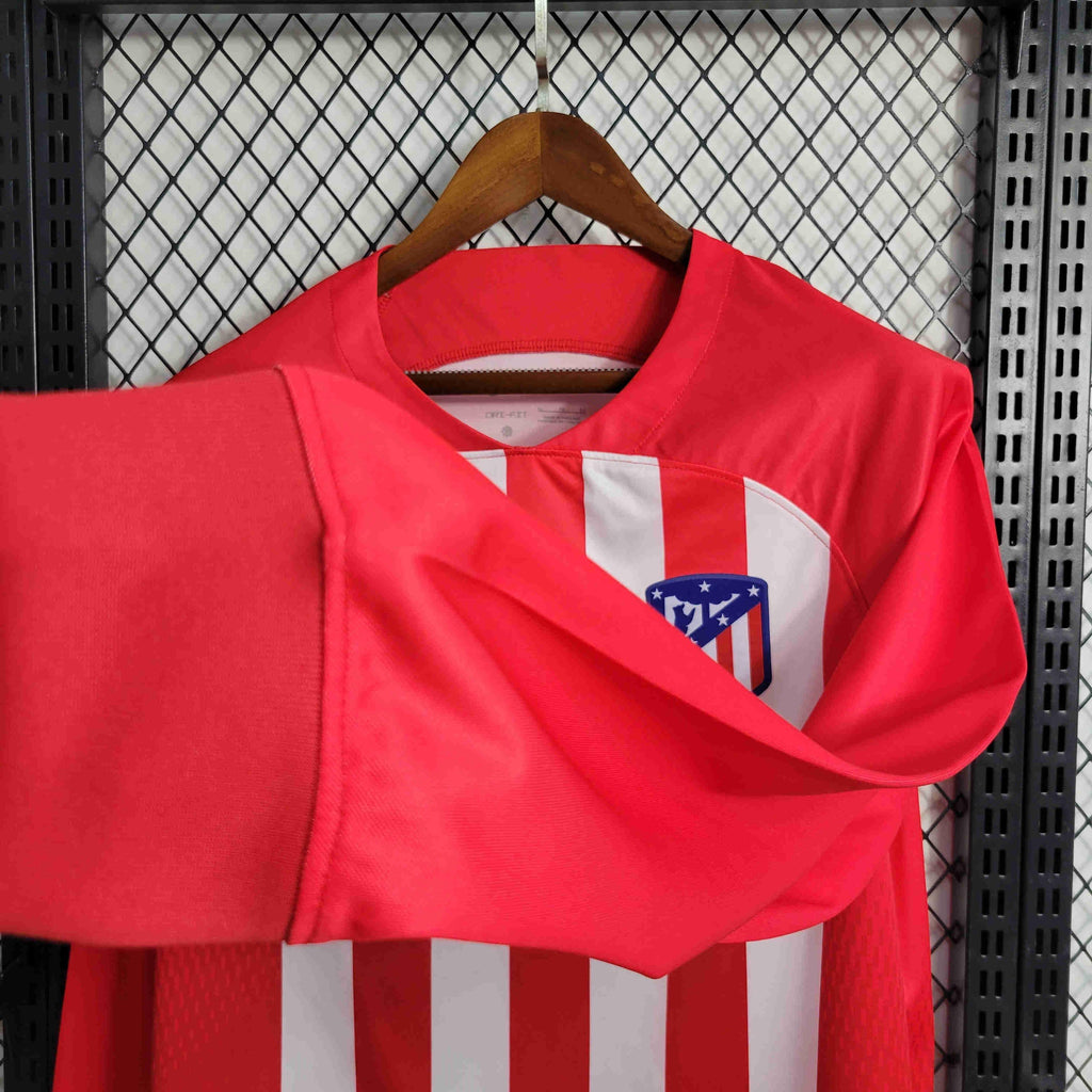 Retro Club Atlético de Madrid Manga Larga 2023 - Fútbol Club Vintage