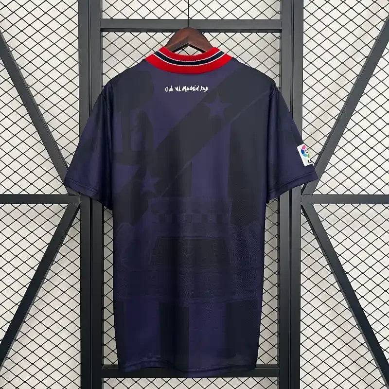 Retro Club Atlético de Madrid Visitante 1995-96 - Fútbol Club Vintage