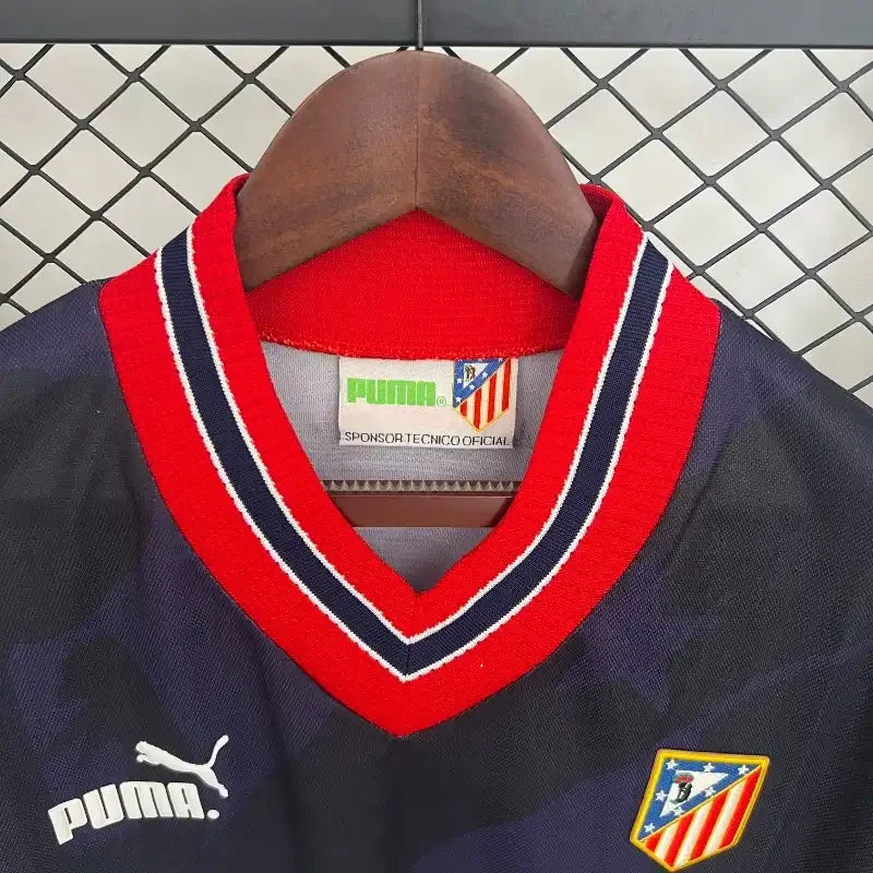 Retro Club Atlético de Madrid Visitante 1995-96 - Fútbol Club Vintage