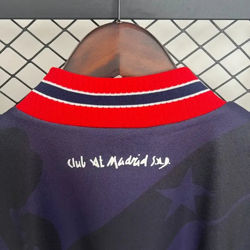 Retro Club Atlético de Madrid Visitante 1995-96 - Fútbol Club Vintage
