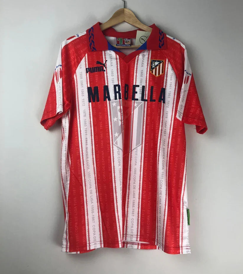 Camiseta Retro Club Cholo Simeone Atlético de Madrid 1995 - Fútbol Club Vintage