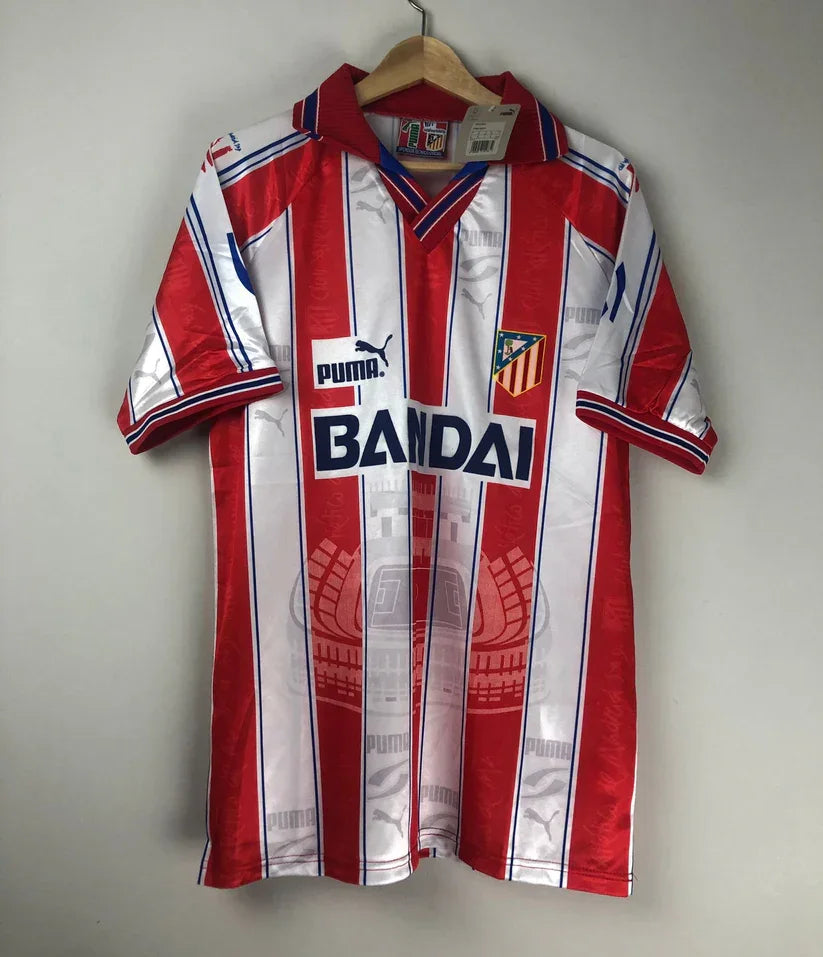 Camiseta Retro Club Cholo Simeone Atlético de Madrid 1996 - Fútbol Club Vintage