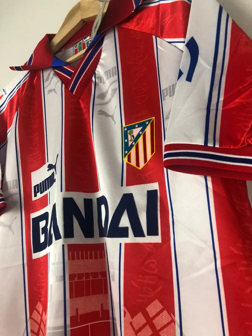 Camiseta Retro Club Cholo Simeone Atlético de Madrid 1996 - Fútbol Club Vintage