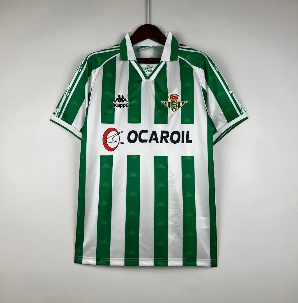Camsieta Retro CR Betis Balompié 1995-96 - Fútbol Club Vintage