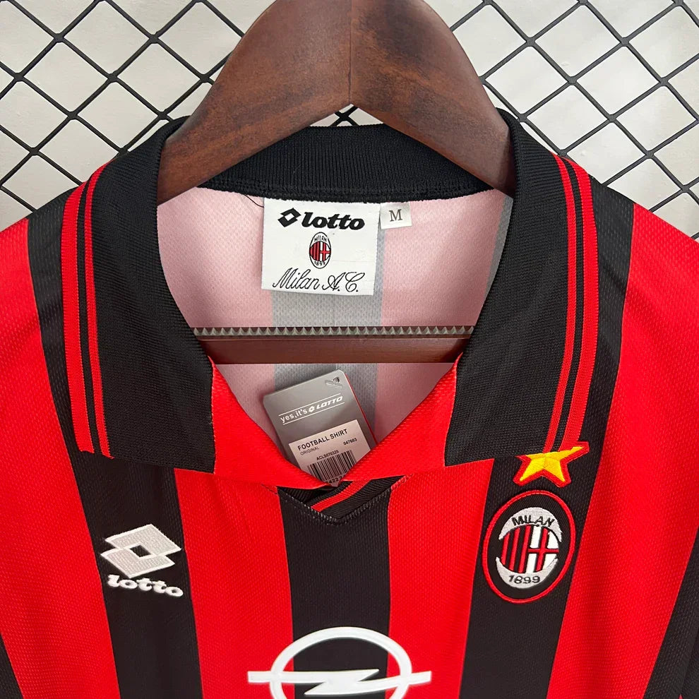 Camiseta Retro AC Milán 1997-98 - Fútbol Club Vintage