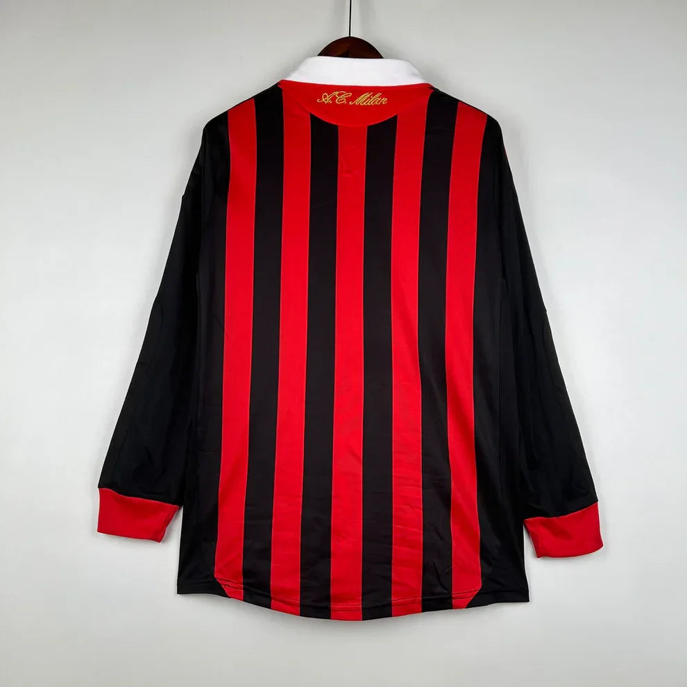 Camiseta Retro AC Milán Manga Larga 2009-10 - Fútbol Club Vintage