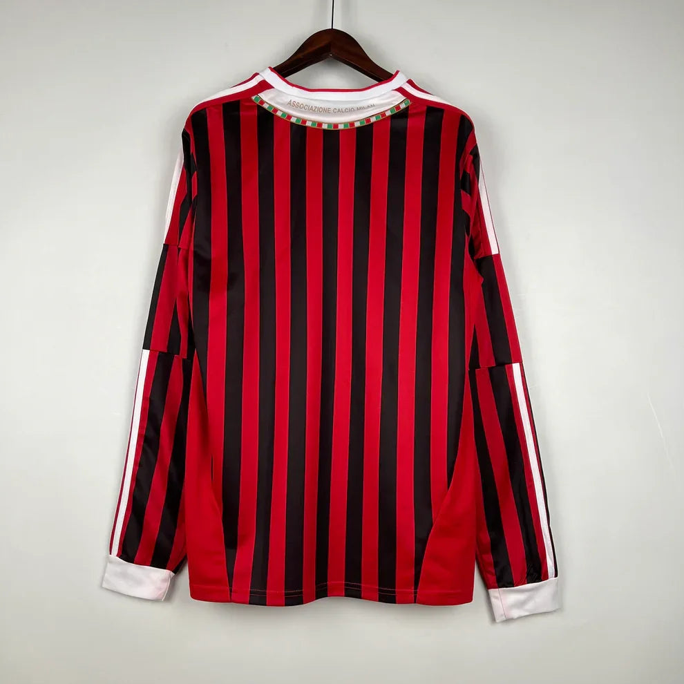 Camiseta Retro AC Milán Manga Larga 2011-12 - Fútbol Club Vintage