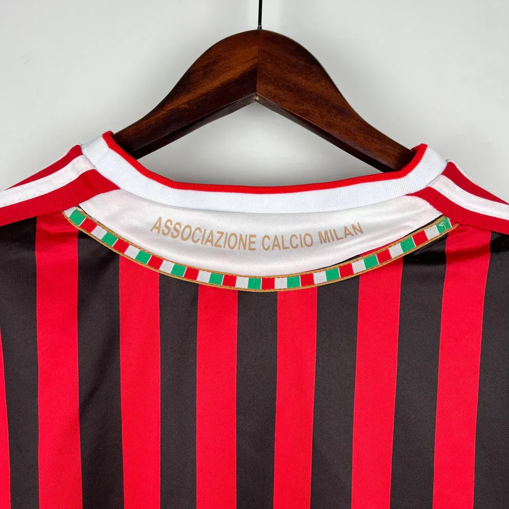Camiseta Retro AC Milán Manga Larga 2011-12 - Fútbol Club Vintage