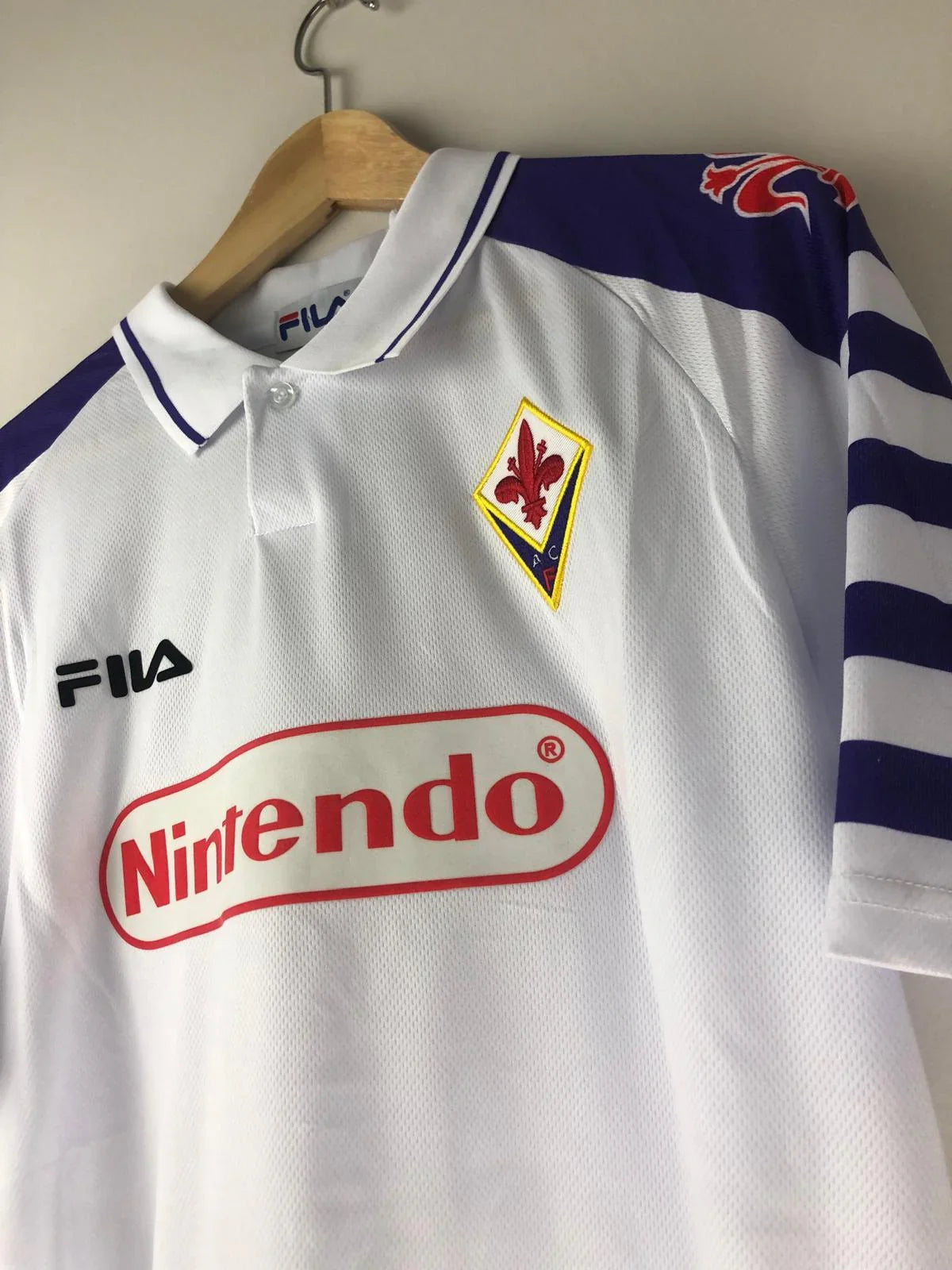 Camiseta Retro Batistuta ACF Fiorentina Visitante 1998-99 - Fútbol Club Vintage
