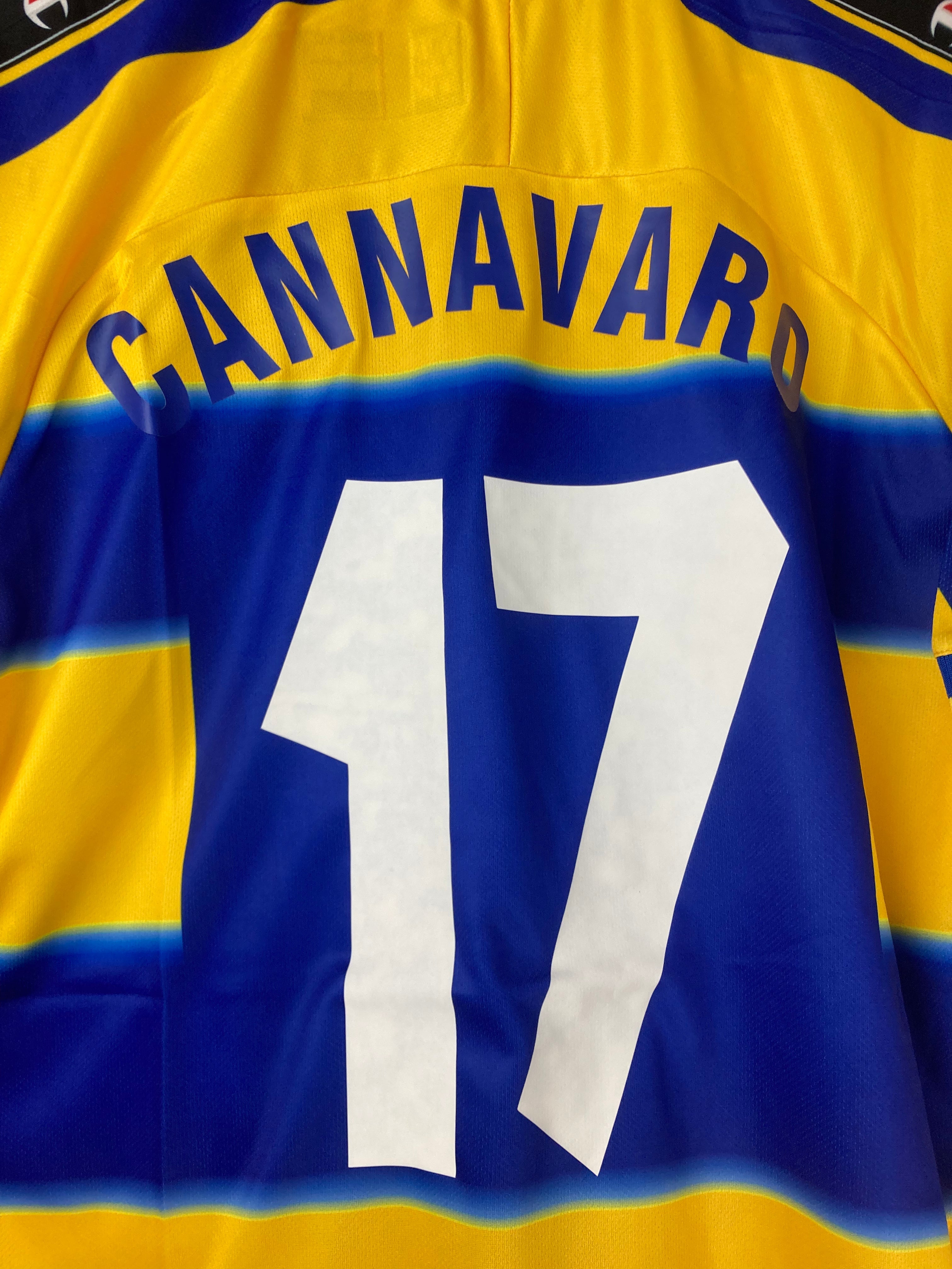 Camiseta Retro Cannavaro Parma FC 1999-00 - Fútbol Club Vintage