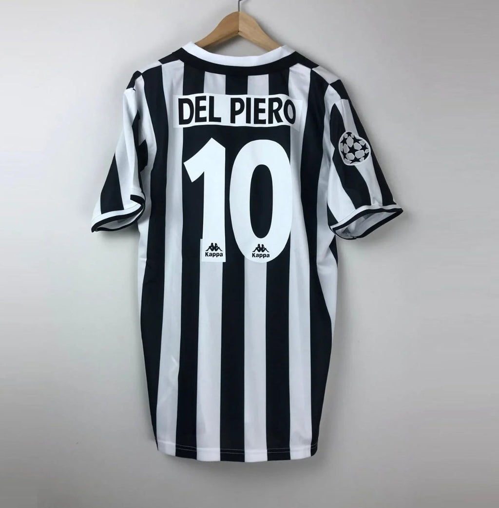 Camiseta Retro Del Piero Juventus de Turín Champions 1996-97 - Fútbol Club Vintage