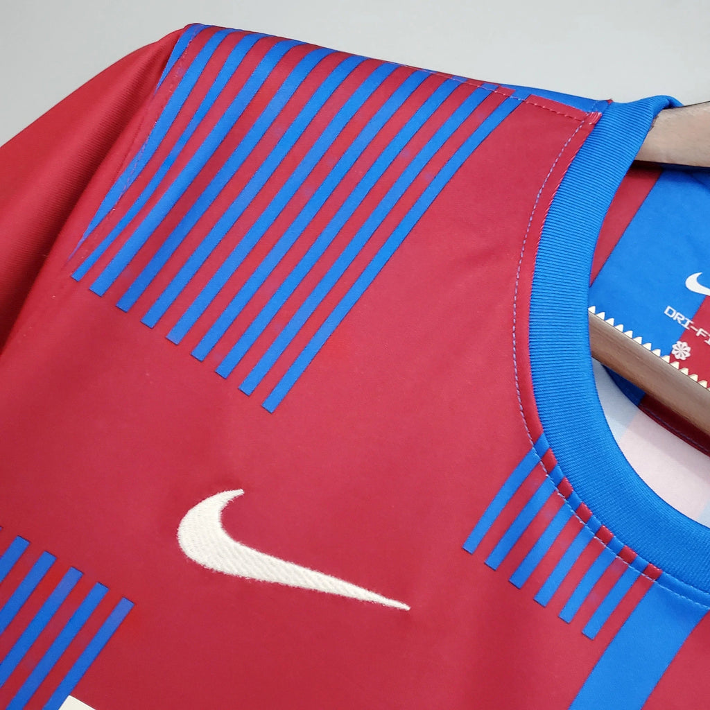 Camiseta Retro FC Barcelona 2021-22 - Fútbol Club Vintage