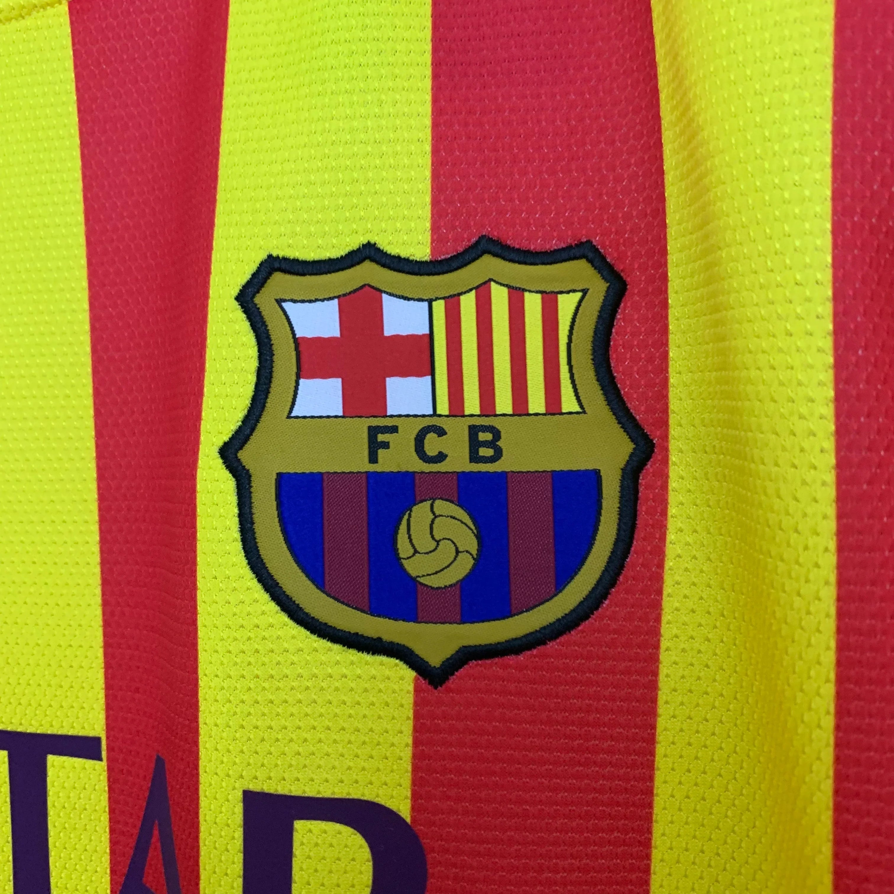 Camiseta Retro FC Barcelona Visitante 2013-14 - Fútbol Club Vintage