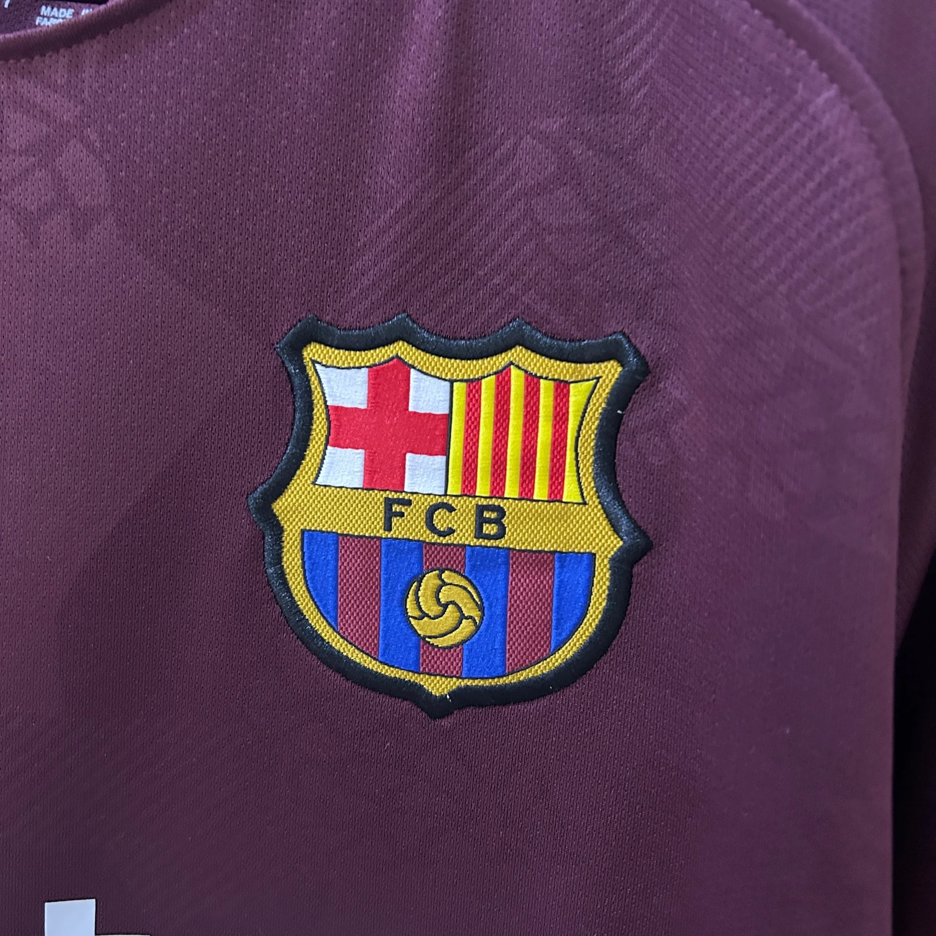 Camiseta Retro FC Barcelona Visitante 2017-18 - Fútbol Club Vintage