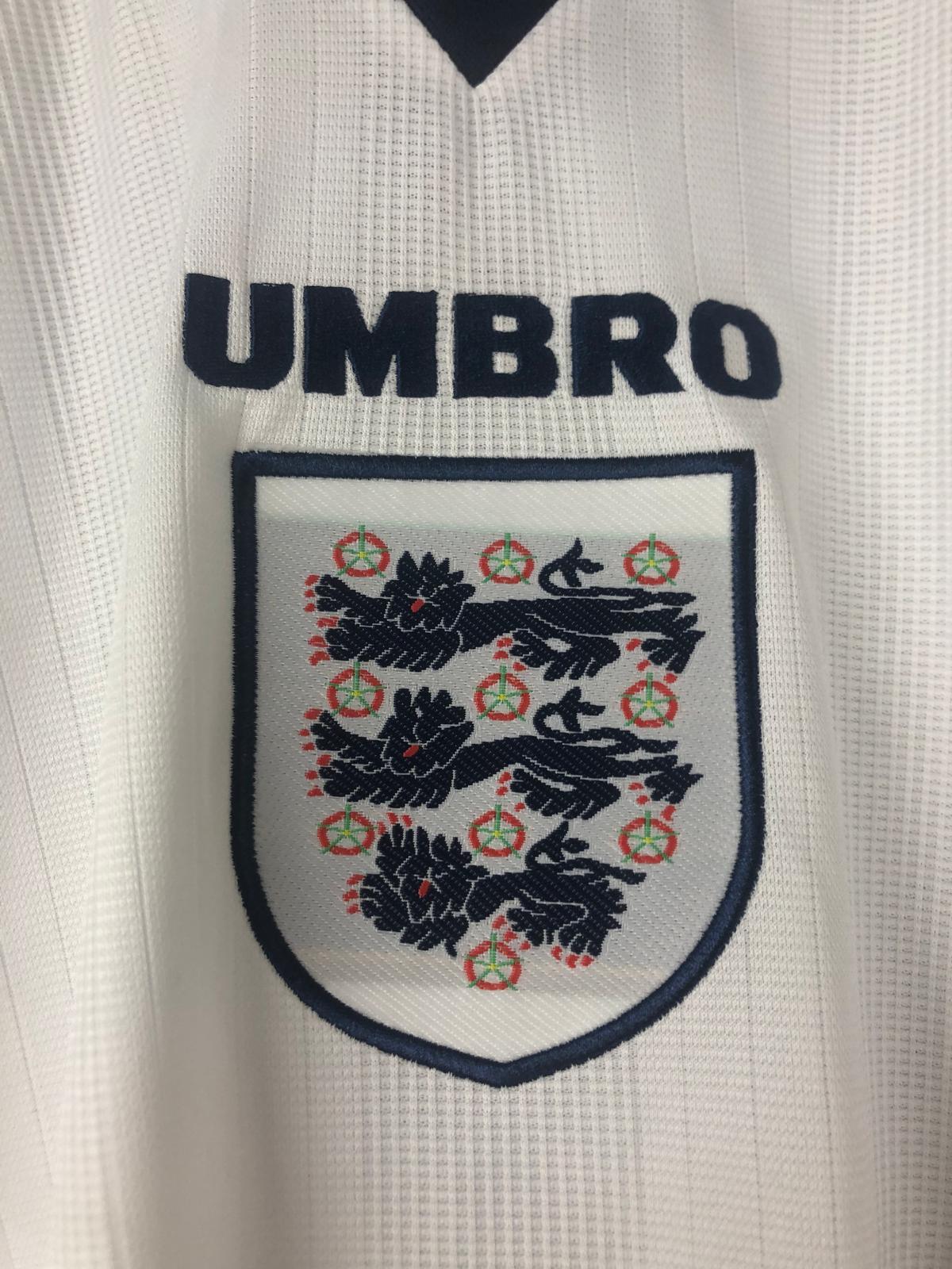 Camiseta Retro Gascoigne Inglaterra 1996 - Fútbol Club Vintage