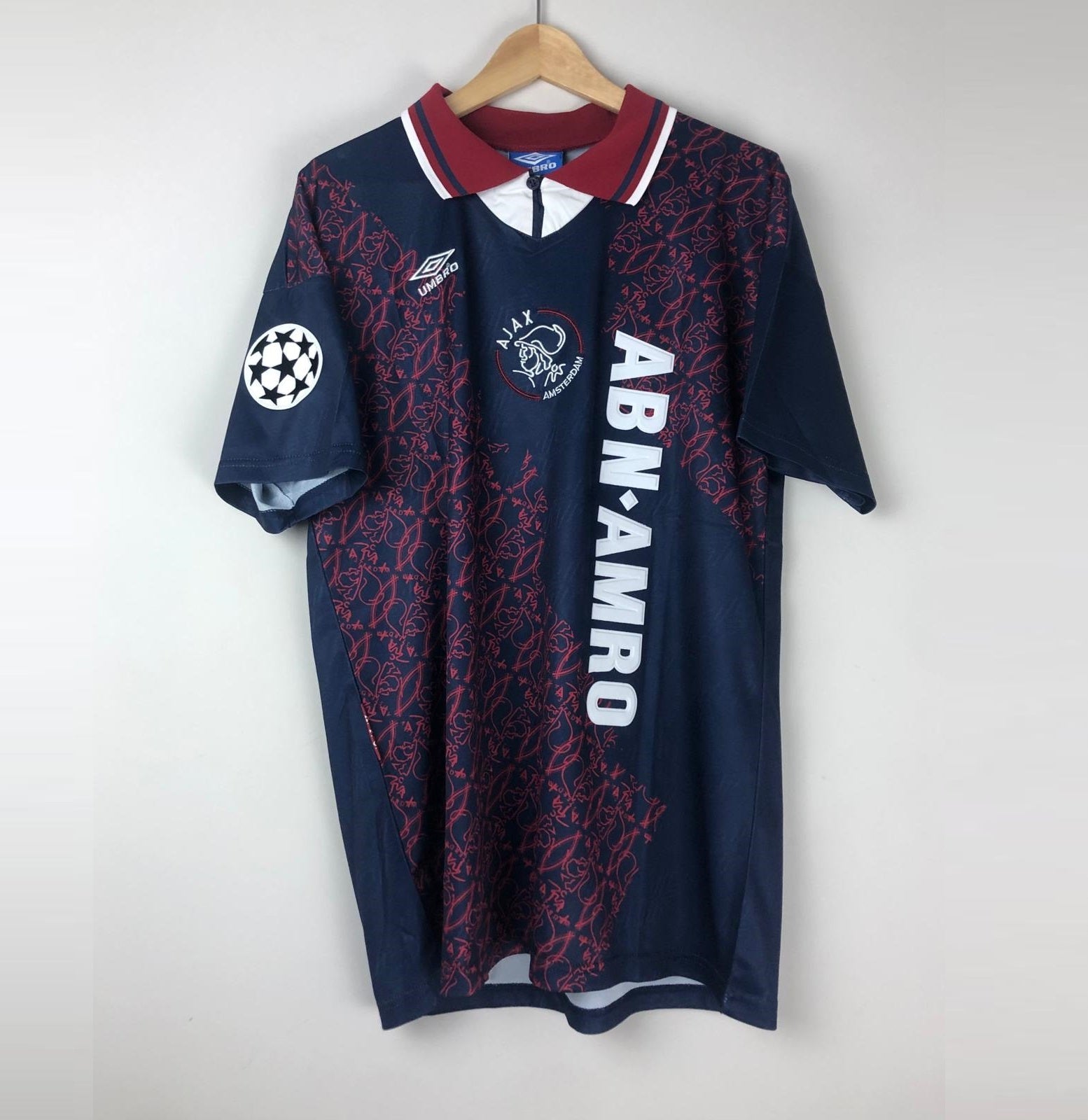 Camiseta Retro  Kluivert AFC Ajax Visitante 1995