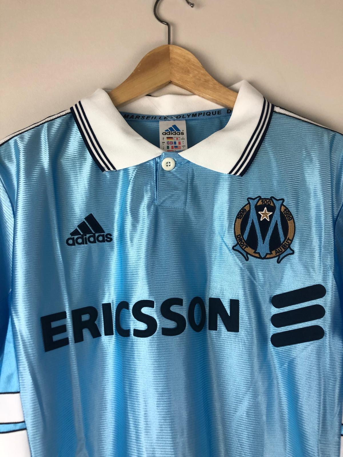 Camiseta Retro Pires Olympique de Marsella Visitante 1998-99 - Fútbol Club Vintage